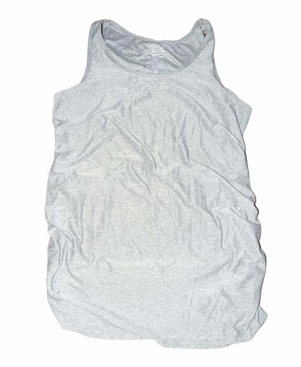 Time and Tru Maternity Tank Top Gray